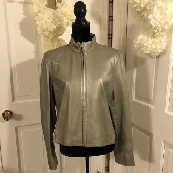 Jones New York Leather Jacket - Picture 11 of 13